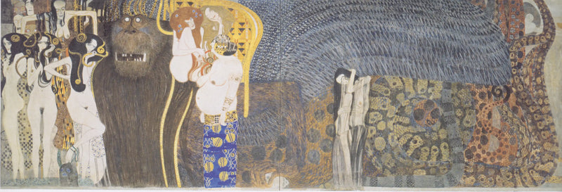 The Forces of Evil and the Three Gorgons - Gustav Klimt