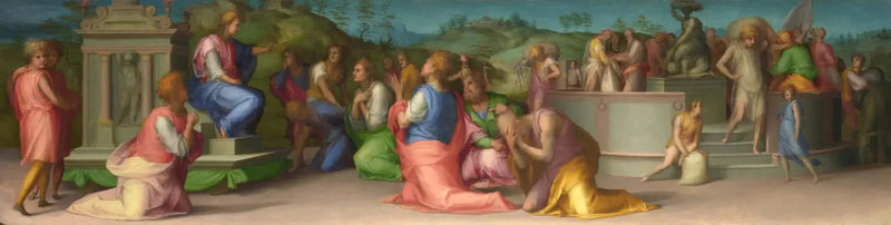 The Brothers of Joseph Demand Help - Pontormo