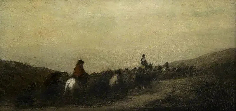 The Fugitives - Honoré Daumier