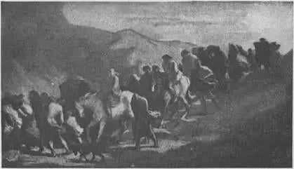 The Fugitives - Honoré Daumier