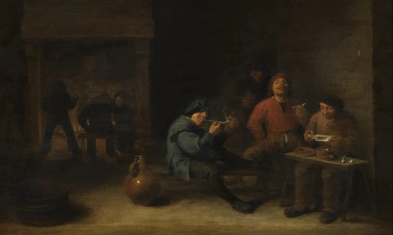 The smokers - David Teniers the Younger