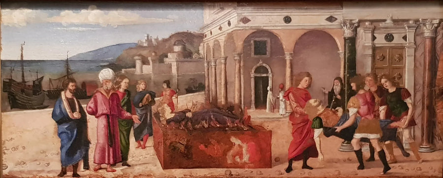 The Funérailles de Marcus Plautius et Orestilla - Cima da Conegliano
