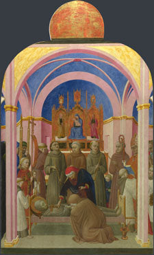The Funerals of Saint Francis - Stefano di Giovanni (Sassetta)