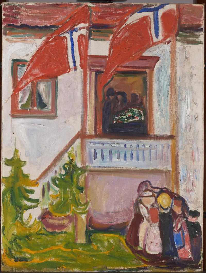 The Funeral - Edvard Munch