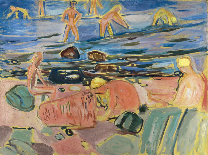 The Boys Bathing - Edvard Munch