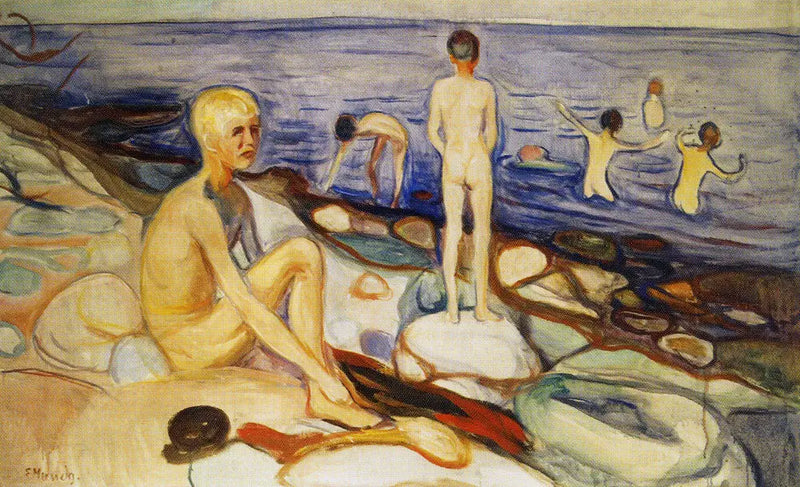 The Boys Bathing - Edvard Munch