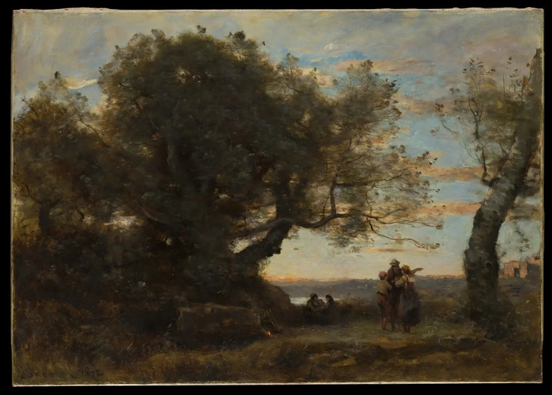The Gypsies - Jean-Baptiste Camille Corot
