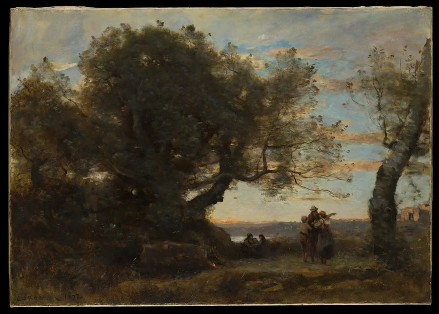 The Gypsies - Jean-Baptiste Camille Corot