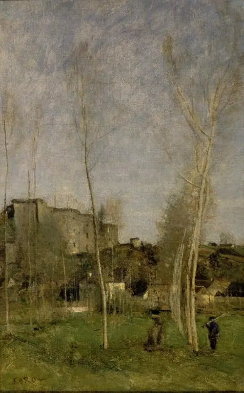 The Glacis of a Ruined Castle - Jean-Baptiste Camille Corot