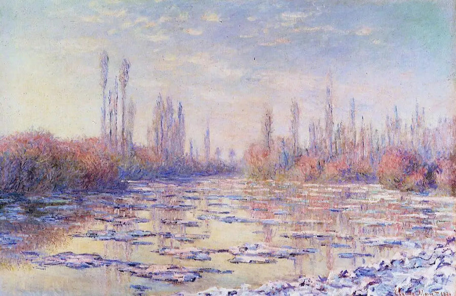 Ice Cubes - Claude Monet