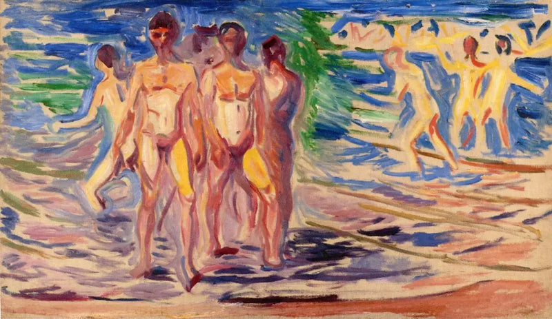 The Bathers - Edvard Munch