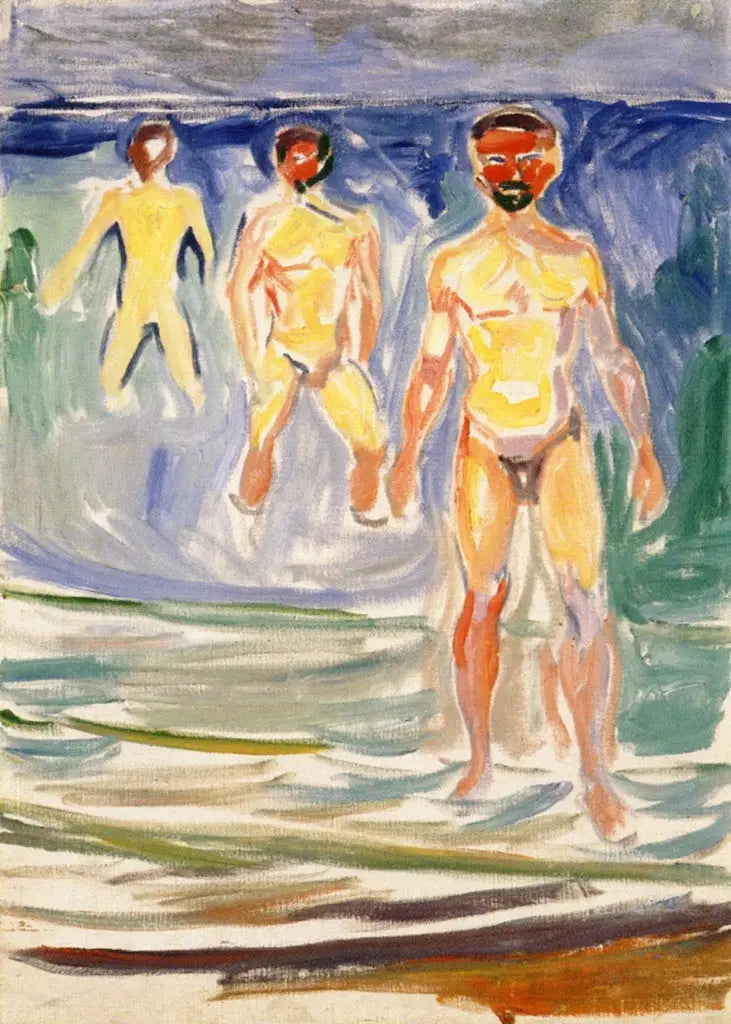 The Bathers - Edvard Munch