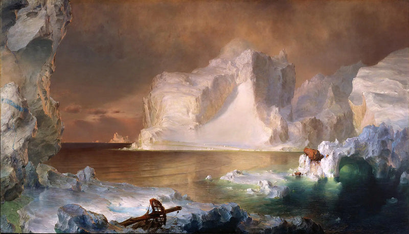 The Icebergs - Frederic Edwin Church