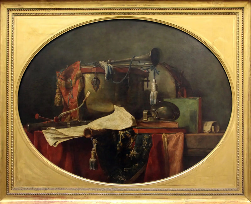 The Instruments of Military Music - Jean Siméon Chardin