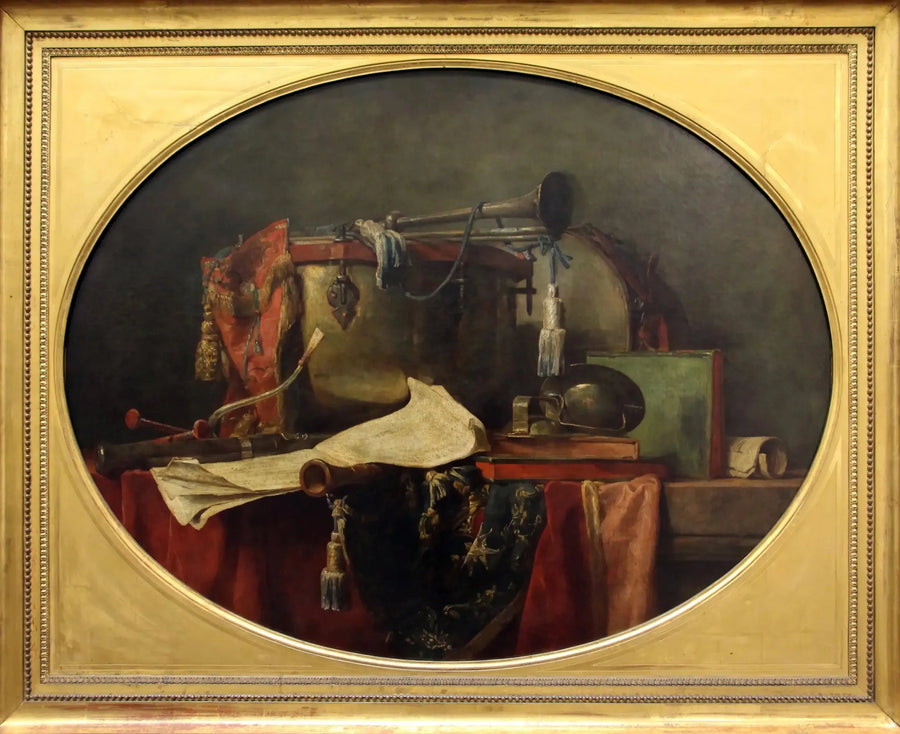 The Instruments of Military Music - Jean Siméon Chardin