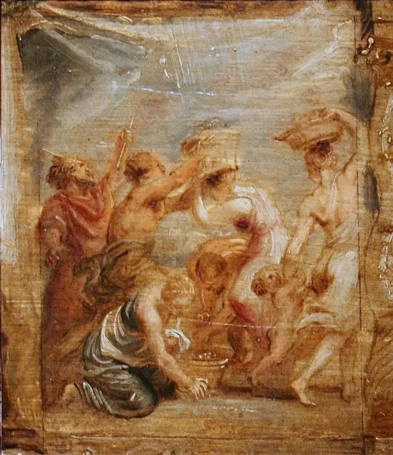 The Israelites recueillant la manne - Peter Paul Rubens