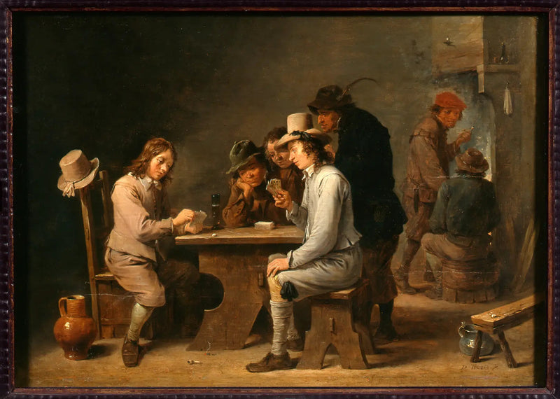 The players at cards - David Teniers the Younger