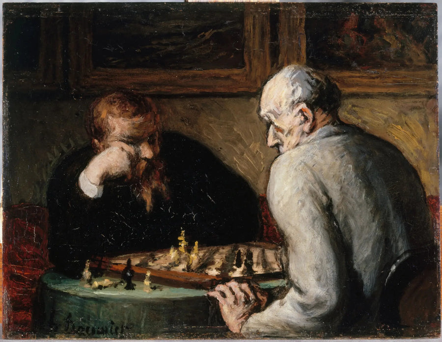 The Chess Players - Honoré Daumier
