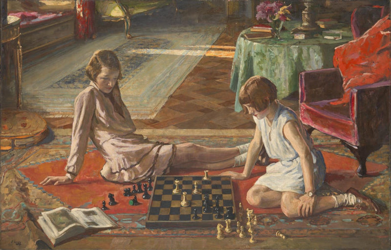 The Chess Players - John Lavery