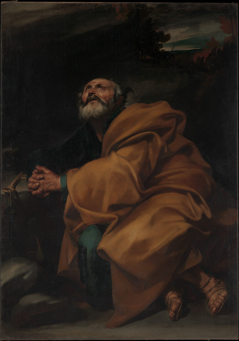 The Tears of Saint Peter - Jusepe de Ribera