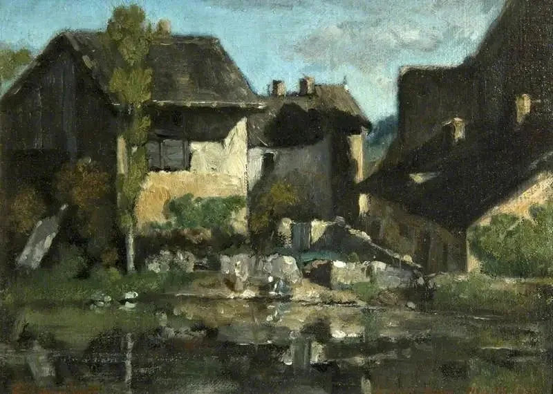 The Laundresses - Gustave Courbet