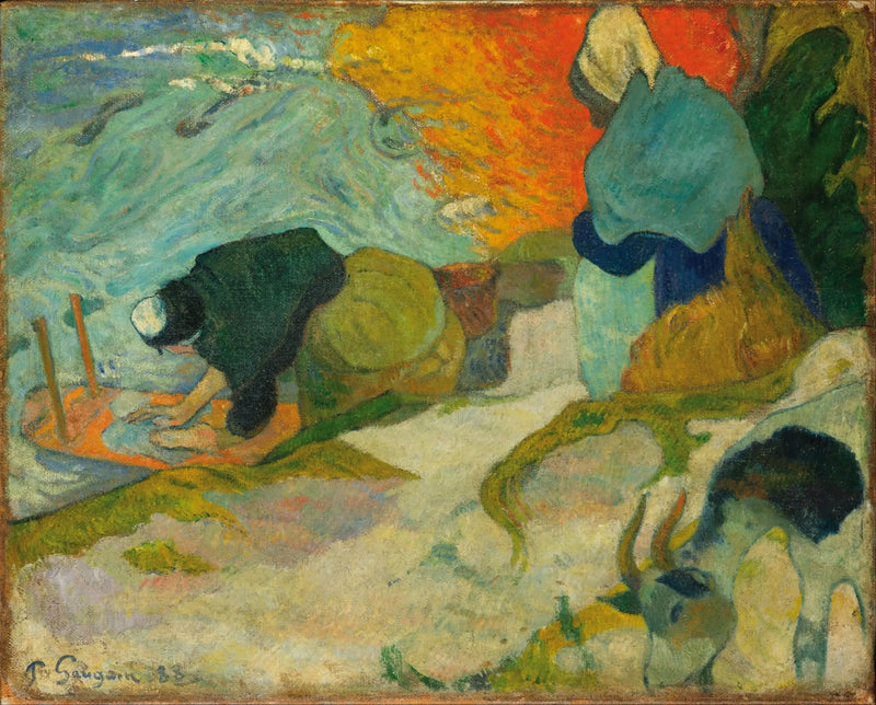The Washerwomen of Arles - Paul Gauguin