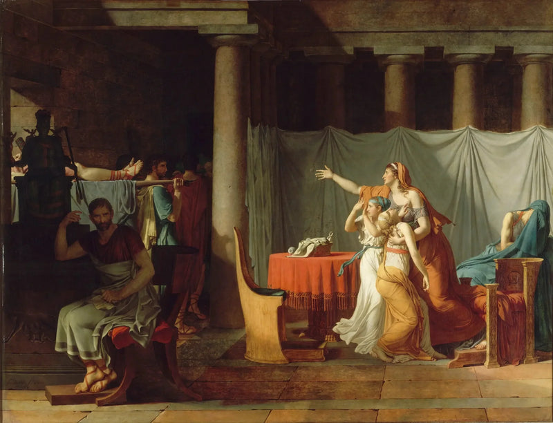 The Lictors Bringing Back to Brutus the Bodies of His Sons - Jacques-Louis David