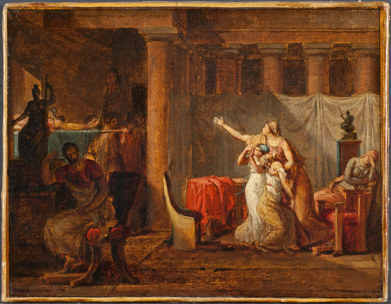 The Lictors Bring Brutus the Bodies of His Sons - Jacques-Louis David