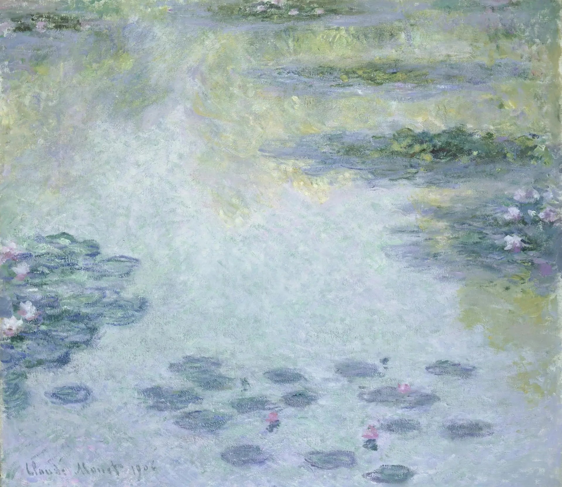 Les lilyes - Claude Monet image 1 copie peinte à la main à l’huile