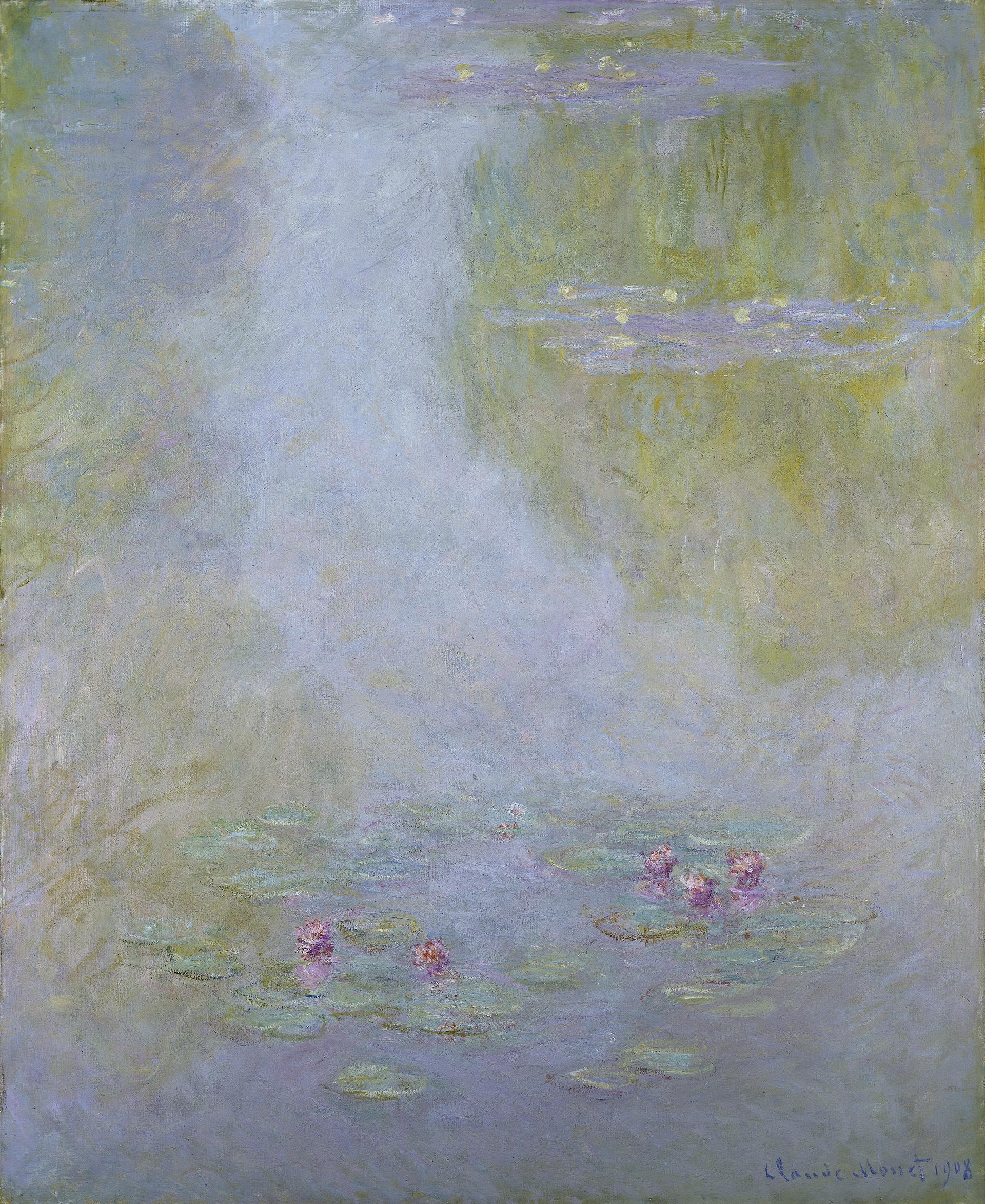 Reproduction du tableau « Les lilyes - Claude Monet » par Alpha Reproduction en peinture à l’huile