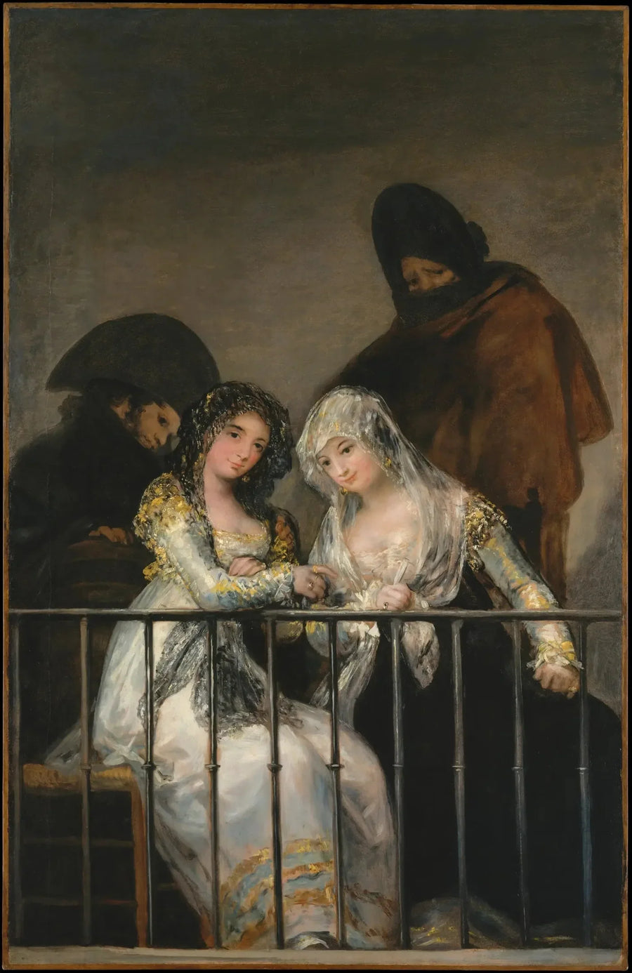 The Maja on the Balcony - Francisco de Goya