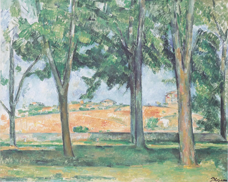 The Chestnut Trees of Jas de Bouffan - Paul Cézanne