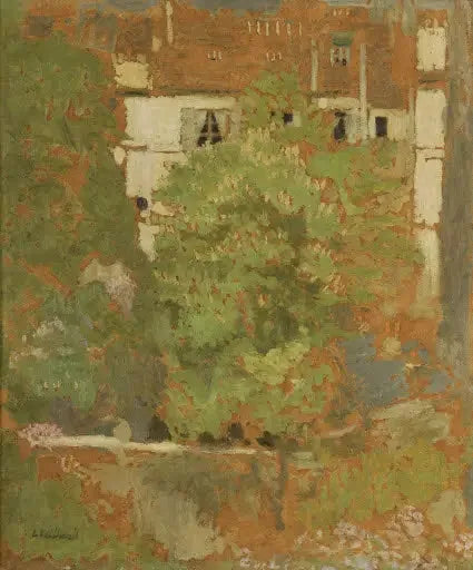 The chestnut trees, Truffaut Street - Édouard Vuillard