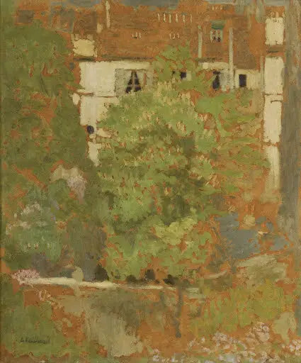The chestnut trees, Truffaut Street - Édouard Vuillard