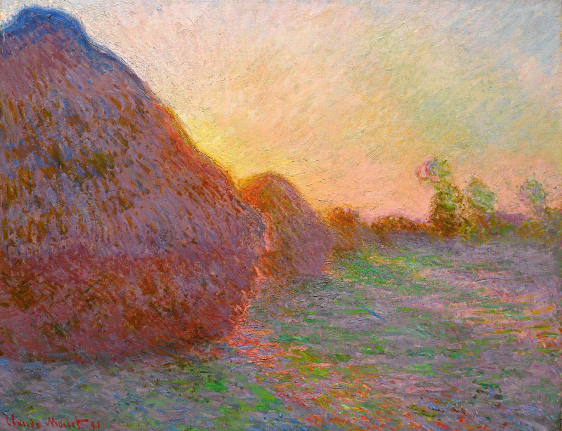 The Haystacks - Claude Monet