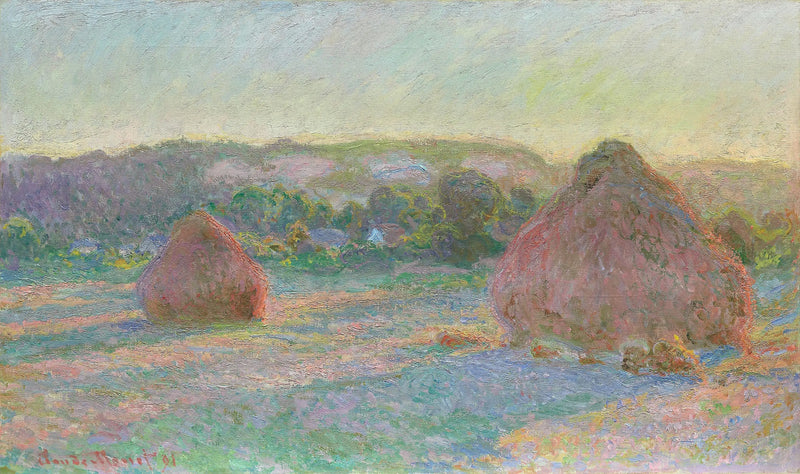 Wheat Stacks (End of Summer) - Claude Monet