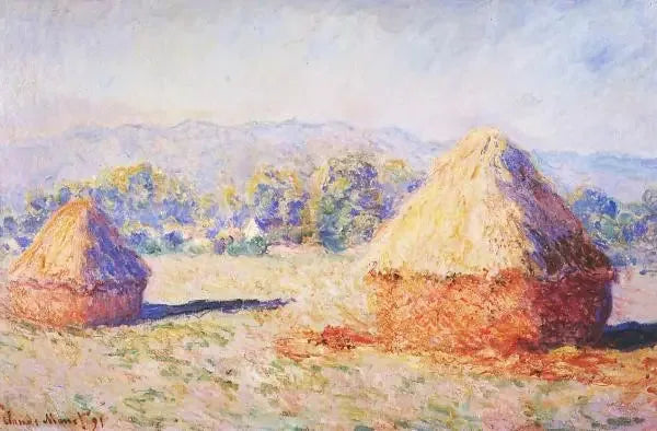 Wheat Stacks under the Sunlight, Morning Effect - Claude Monet