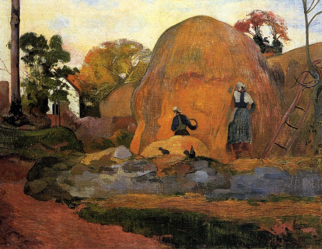 The Yellow Haystacks - Paul Gauguin