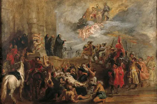 The Miracles of Saint Benedict - Eugène Delacroix