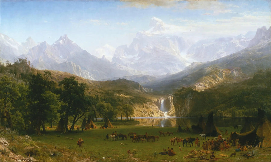 The Rocky Mountains - Albert Bierstadt