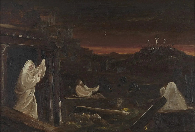 The Dead Resurrect from Tombs - Thomas Cole