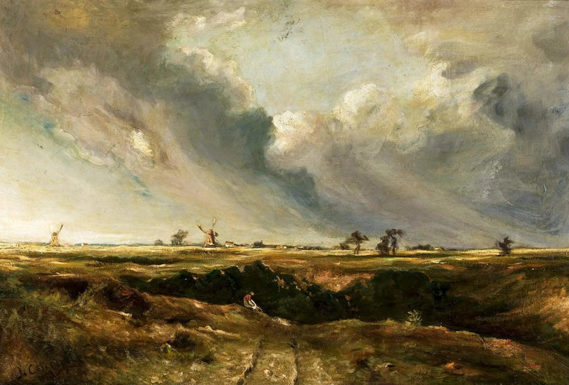 The mills in the landscape. - John Constable