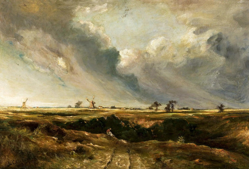 The mills in the landscape. - John Constable