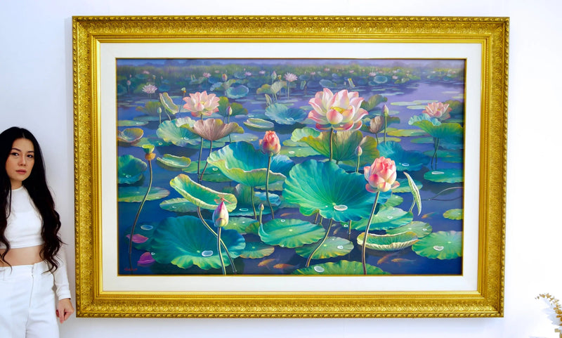 The Water Lilies II | 160 x 100 cm