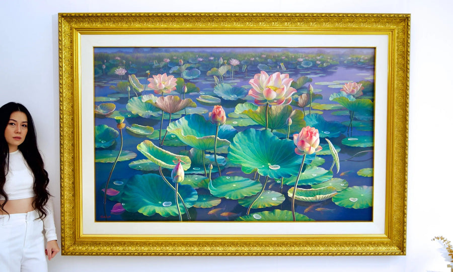 The Water Lilies II | 160 x 100 cm