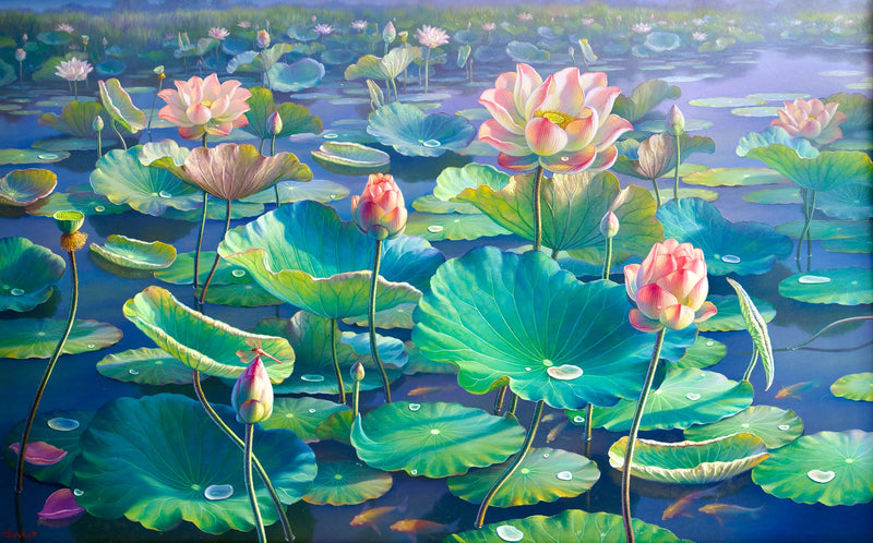 The Water Lilies II | 160 x 100 cm