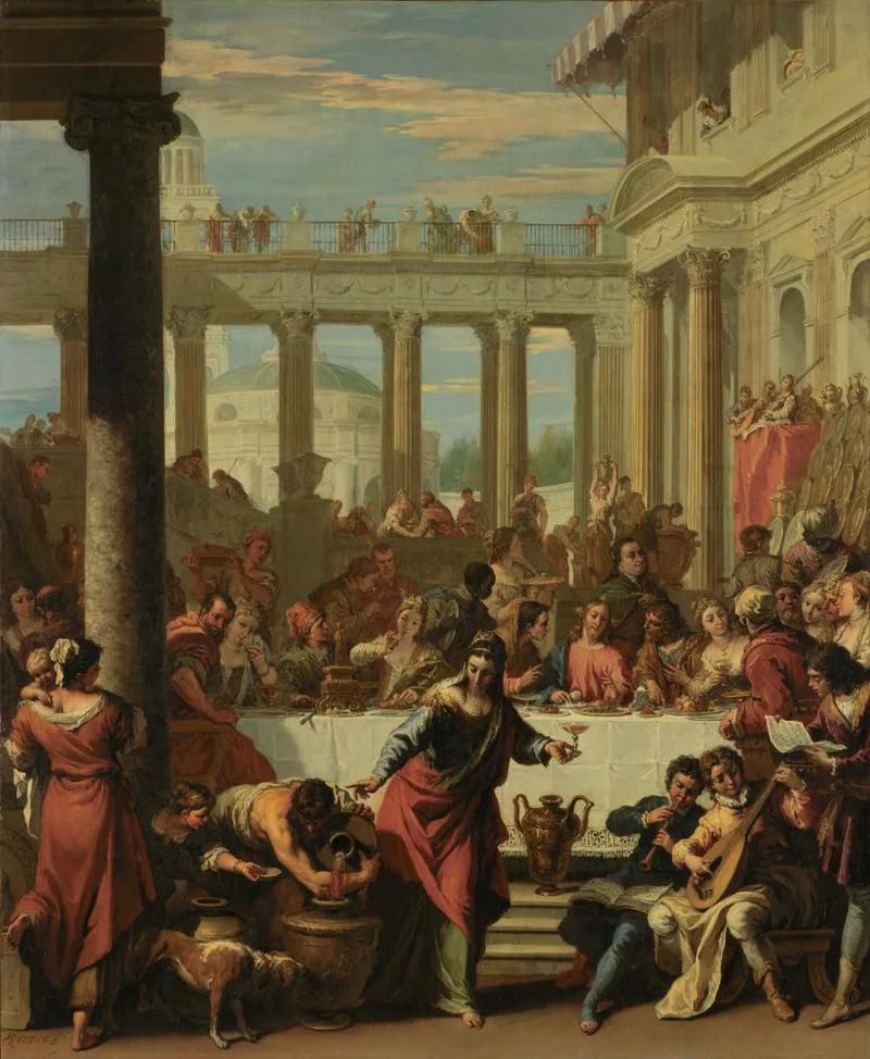 The Wedding at Cana - Sebastiano Ricci