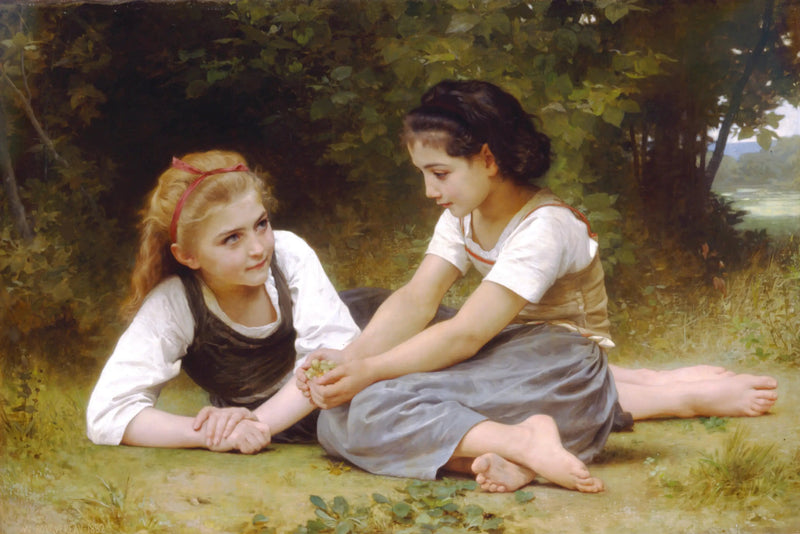 The Hazelnuts - Bouguereau