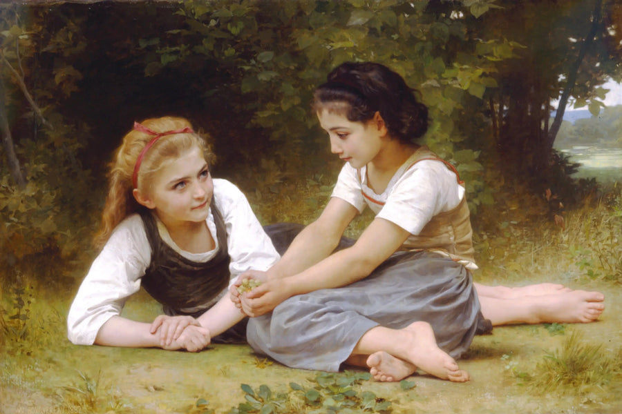 The Hazelnuts - Bouguereau