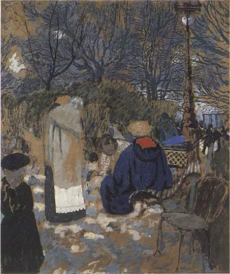 Les nourrices au square des Batignolles - Édouard Vuillard - Alpha Reproduction